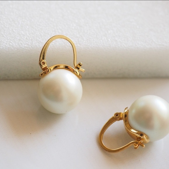 💋 NEW KATE SPADE PEARL DROP EARRINGS - Picture 3 of 5